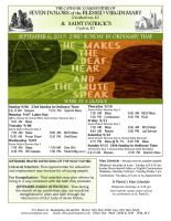 Weekly Bulletin for September 6, 2015