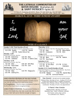 Weekly Bulletin for March 8, 2015