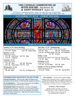 Weekly Bulletin for November 23, 2014