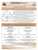 Weekly Bulletin for 01.15.2023