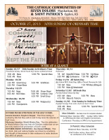 Weekly Bulletin for October 27, 2013