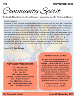Monthly Newsletter for November 2022