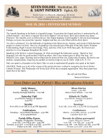 Weekly Bulletin 05.19.2024