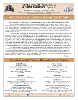 Weekly Bulletin 08.25.24