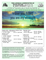 Weekly Bulletin for October 26, 2014