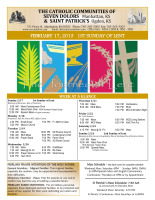 Weekly Bulletin for February 17, 2013
