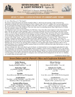 Weekly Bulletin 07.07.2024