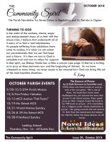 Monthly Newsletter for October 2018