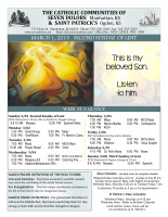 Weekly Bulletin for March 1, 2015