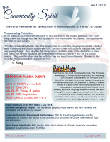 Monthly Newsletter for July 2016