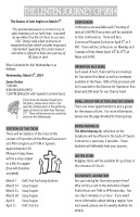 Lenten Information