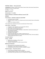 Parish Council Minutes February 2025