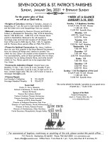 Weekly Bulletin for January 3, 2021