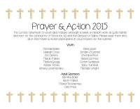 Prayer & Action 2015