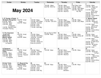May 2024 Calendar