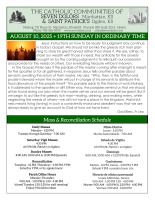 Weekly Bulletin for 8.10.2025