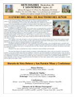 11 Jan El Bautismo del Señor