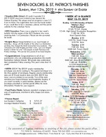 Weekly Bulletin for May 12, 2019