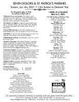 Weekly Bulletin for July 4, 2021