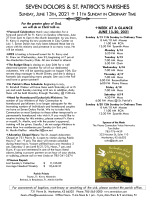 Weekly Bulletin for June 13, 2021