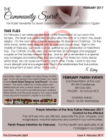 Monthly Newsletter for February 2017