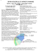 Weekly Bulletin for April 19, 2020
