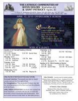 Weekly Bulletin for April 12, 2015