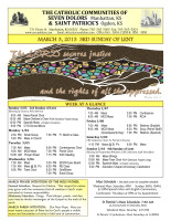 Weekly Bulletin for March 3, 2013