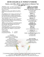 Weekly Bulletin for June 30, 2019