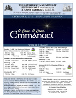 Weekly Bulletin for December 8th, 2013
