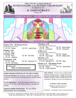 Weekly Bulletin for March 6, 2016