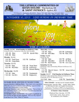 Weekly Bulletin for November 10, 2013