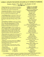 Weekly Update for March 17, 2019