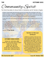Monthly Newsletter for October 2022