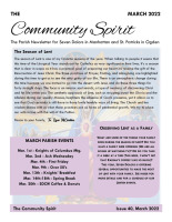 Monthly Newsletter for March