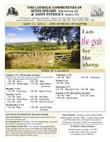 Weekly Bulletin for May 11, 2014