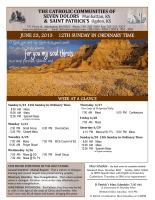 Weekly Bulletin for June 23, 2013