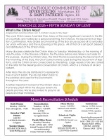 Weekly Bulletin for 03.22.2026
