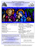 Weekly Bulletin for December 27, 2015