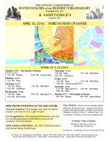 Weekly Bulletin for April 10, 2016