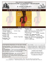 Weekly Bulletin for June 28, 2015