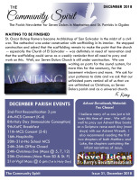 Monthly Newsletter for December 2018