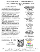 Weekly Bulletin for December 12, 2021
