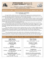 Weekly Bulletin for 08.13.2023