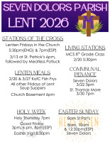 Insert Lenten Schedule