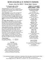 Weekly Bulletin for April 24, 2022
